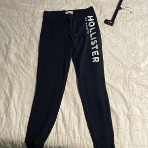 Black hollister sweats